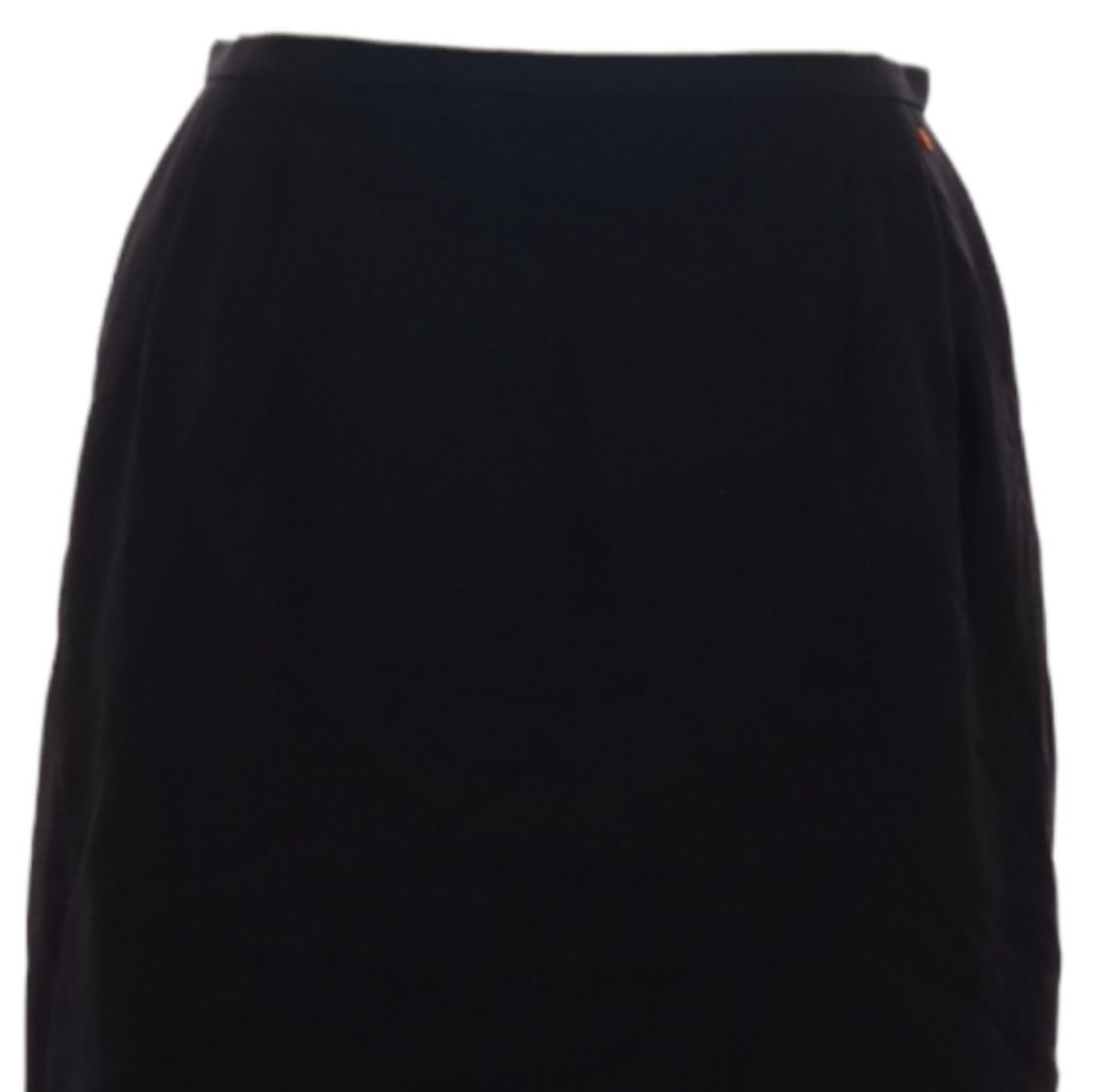 Harve Benard Casual Skirt Size 12 Black Knee Length Career Work Modest Classic - Picture 4 of 6